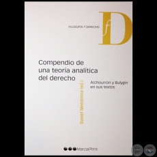 COMPENDIO DE UNA TEORA ANALTICA DEL DERECHO - Editor: DANIEL MENDONCA - Ao 2011